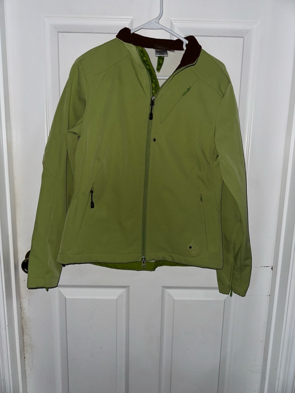 NWOT ISIS Green Jacket Size 8 Women’s